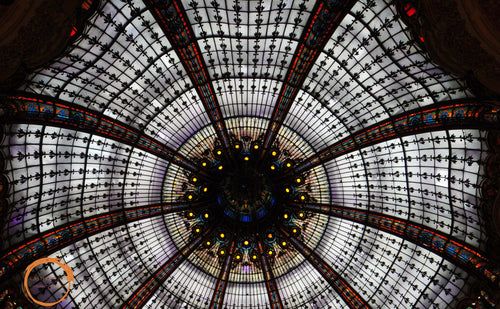Ceiling of Galaries Layafette Paris CAS Photo Art